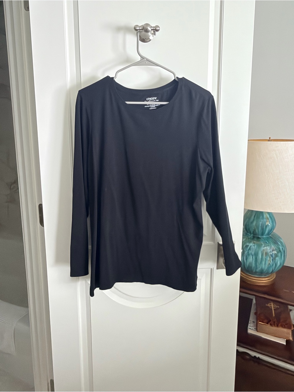 Chico's Black long sleeve Ultimate Tee -